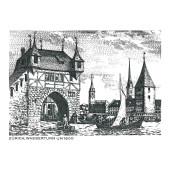 Zürich Wasserturm um 1800